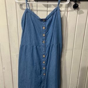 Adorable denim dress!